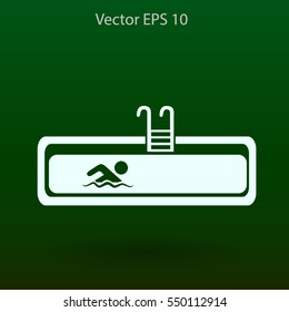 Swimming pool vector illustration