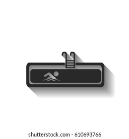 Swimming pool vector illustration