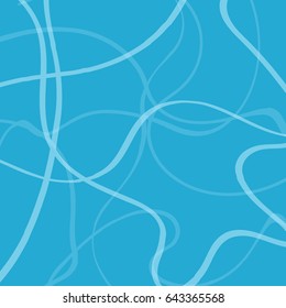 Swimming Pool Water Background. Top View. Vector