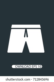 Swimming short icon, Vector