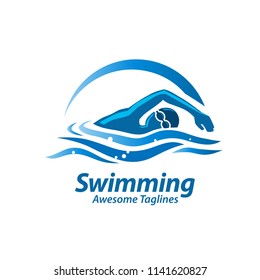 Swimming Logo Images, Stock Photos & Vectors | Shutterstock