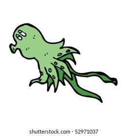 swimming squid drawing