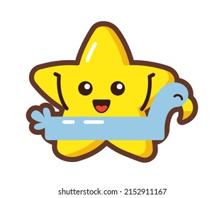 Estrella de baño. Ilustración del vector