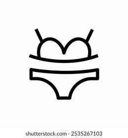 swimming suit icon sign vector