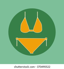 Swimming suit icon,eps10