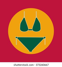 Swimming suit icon,eps10