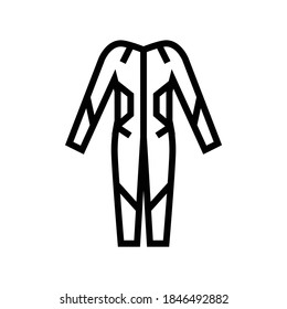 vector de icono de línea de traje de baño. signo de traje de baño. símbolo de contorno aislado ilustración negra