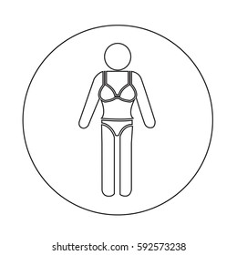 Swimming Suit People Icon