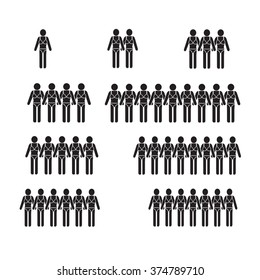 Swimming Suit People Icon Illustration design