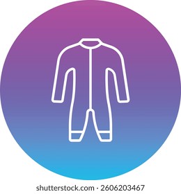 Swimming suit vector icon. Can be used for printing, mobile and web applications.