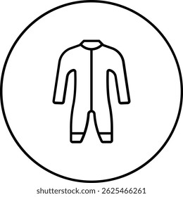 Swimming suit vector icon. Can be used for printing, mobile and web applications.