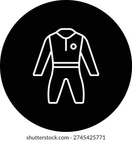 Swimming suit vector icon. Can be used for printing, mobile and web applications.