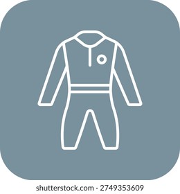 Swimming suit vector icon. Can be used for printing, mobile and web applications.