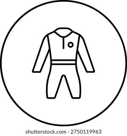 Swimming suit vector icon. Can be used for printing, mobile and web applications.