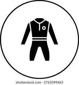 Swimming suit vector icon. Can be used for printing, mobile and web applications.