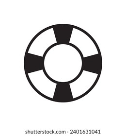 swimming tire icon vector ilustration logo design