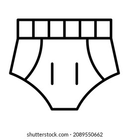 Swimming Trunks icon vector image. Can also be used for web apps, mobile apps and print media.