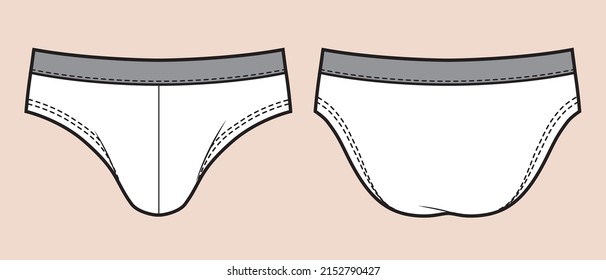 Swimming trunks vector illustration isolated