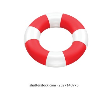 Swimming tube icon rendering vector