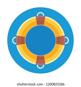 swimming tube vector icon