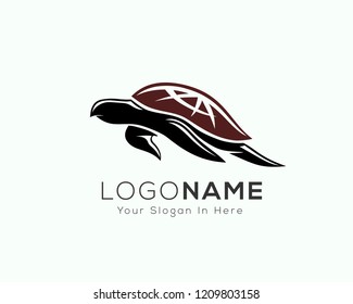 swimming turtle icon, symbol, logo inspiration