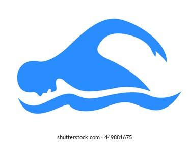 swimming, vector