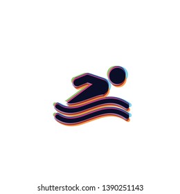 Swimming - Vector App Icon