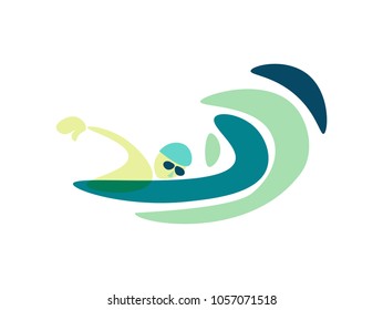 	
swimming vector icon