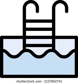 swimming vector illustration isolated on a transparent background. glyph vector icons for concept or web graphics.