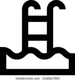 swimming Vector illustration on a transparent background.Premium quality symmbols.Stroke vector icons for concept and graphic design.