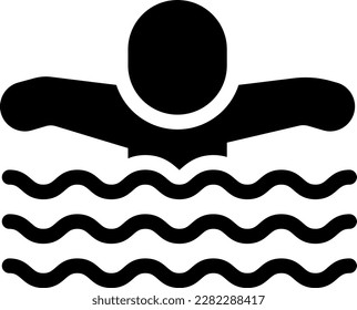 schwimmende Vektorgrafik auf transparentem Hintergrund. Hochwertige Symbole. Glyphen Vektorsymbole für Konzept und Grafikdesign. 
