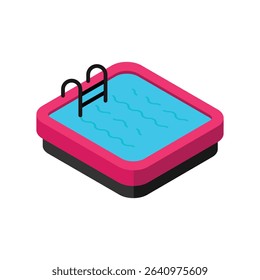 Swimming Vector style icon. Eps 10 file