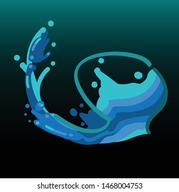 Swimming Water Modern Color Design