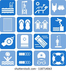Swimmingpool icons