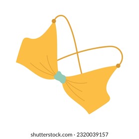 Swimsuit Bra Underwear Vector Illustration