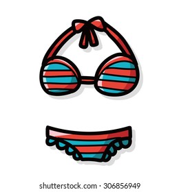 Swimsuit color doodle