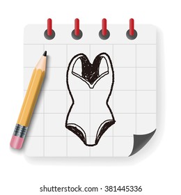 Swimsuit doodle