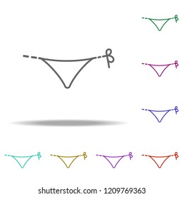 swimsuit dusk icon. Elements of Summer holiday & Travel in multi color style icons. Simple icon for websites, web design, mobile app, info graphics