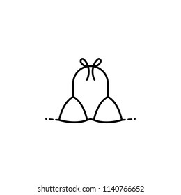 swimsuit dusk style icon. Element of travel icon for mobile concept and web apps. Thin line swimsuit dusk style icon can be used for web and mobile on white background