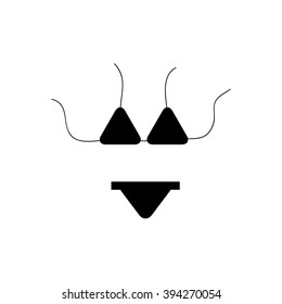 swimsuit flat icon
