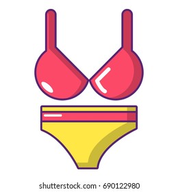 Swimsuit icon. Cartoon illustration of swimsuit vector icon for web design