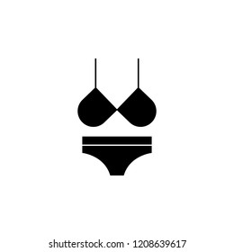 Swimsuit icon. Element of clothes and accessories. Premium quality graphic design icon. Signs and symbols collection icon for websites, web design, mobile app on white background