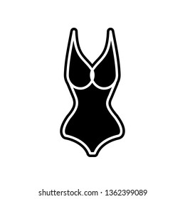 Swimsuit icon. Element of clothes for mobile concept and web apps icon. Glyph, flat icon for website design and development, app development