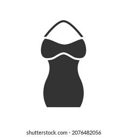 Iconos de iconos de traje de baño símbolos vectores para web infográfica