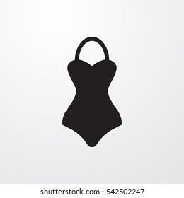 swimsuit icon illustration isolated vector sign symbol