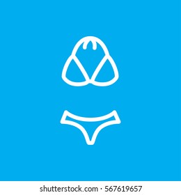swimsuit icon illustration isolated vector sign symbol