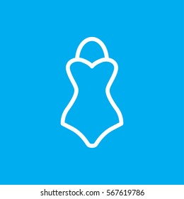 swimsuit icon illustration isolated vector sign symbol