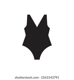 Swimsuit icon Isolated flat vector in outline