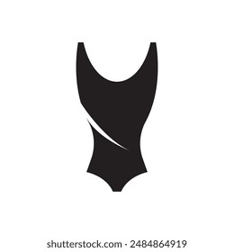 Swimsuit icon or logo illustration vector design