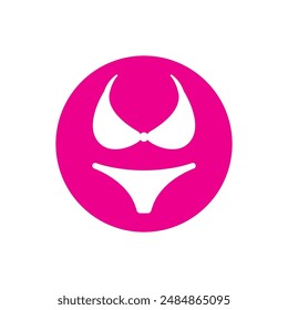 Icono de traje de baño o diseño de Vector de ilustración de logotipo